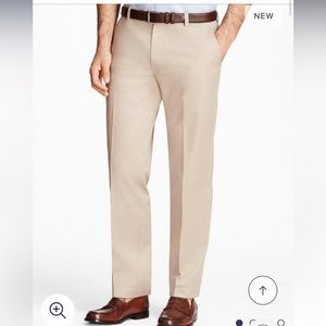 Men’s Brooks Brothers Advanced Chino Milano (Slim) Fit in Khaki. W32 L32
